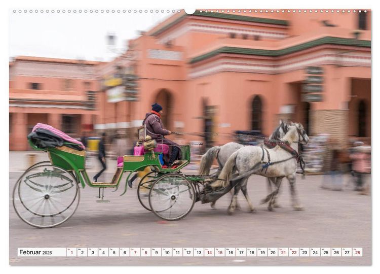 Produktbild: Marokko - Marrakesch (Wandkalender 2026 DIN A2 quer), CALVENDO Monatskalender