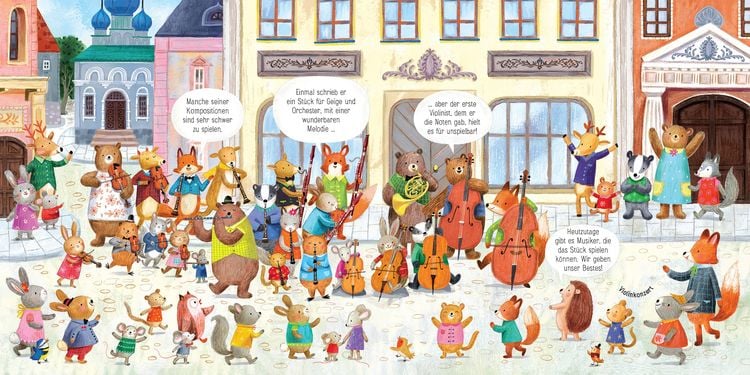 Produktbild: Mein Klassik-Klangbuch: Das Tier-Orchester spielt Tschaikowski