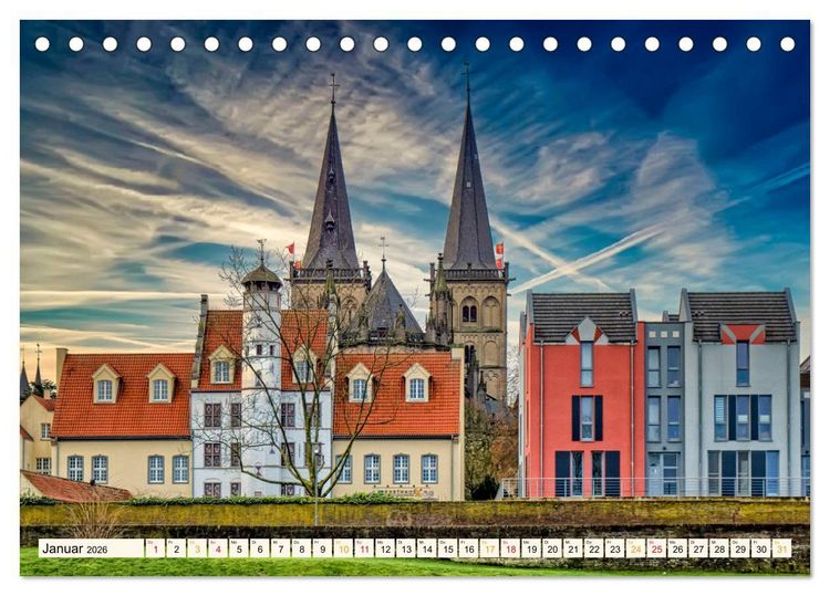 Produktbild: Reise durch Deutschland - Xanten am Niederrhein (Tischkalender 2026 DIN A5 quer), CALVENDO Monatskalender
