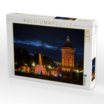 Produktbild: CALVENDO Puzzle Wasserturm und Lichtspiele | 1000 Teile Lege-Gr&ouml;&szlig;e 64x48cm Foto-Puzzle f&uuml;r gl&uuml;ckliche Stunden