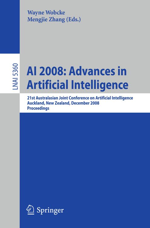 Produktbild: AI 2008: Advances in Artificial Intelligence