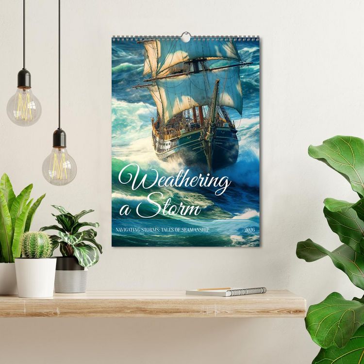 Produktbild: Weathering a Storm (Wall Calendar 2026 DIN A3 portrait), CALVENDO 12 Month Wall Calendar