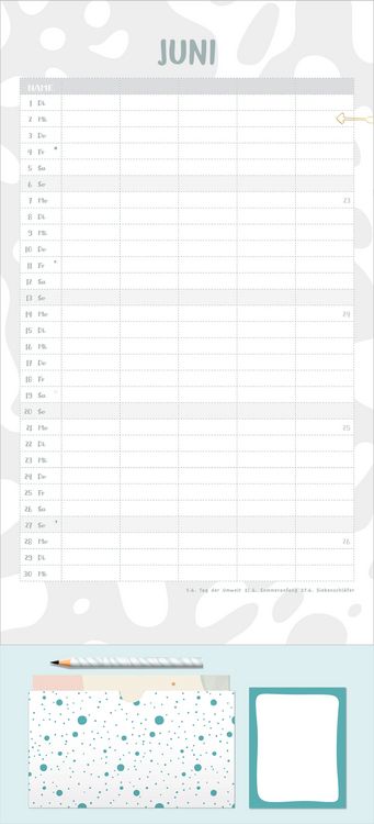 Produktbild: Familienplaner All-in-One 2027