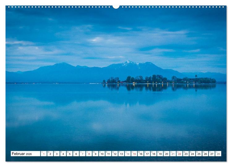 Produktbild: Der Chiemsee - Ansichten zum Tr&auml;umen (Wandkalender 2026 DIN A2 quer), CALVENDO Monatskalender