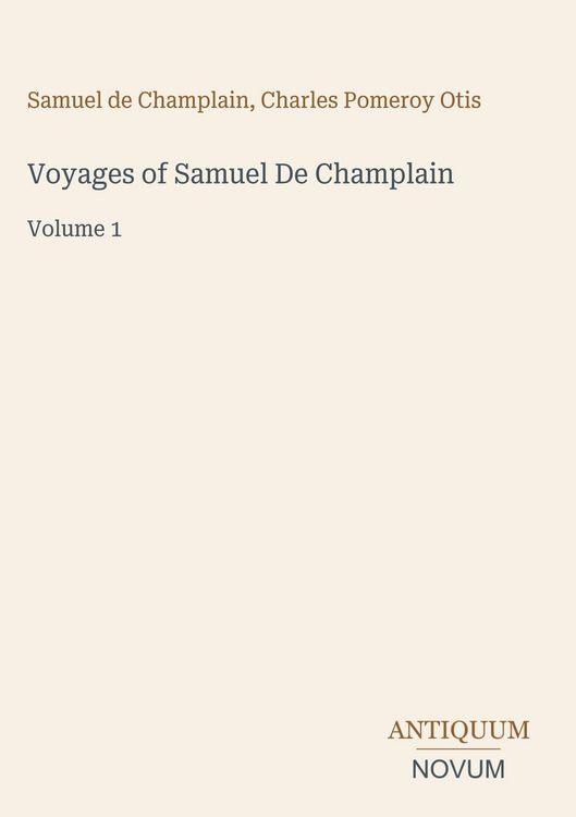 Produktbild: Voyages of Samuel De Champlain