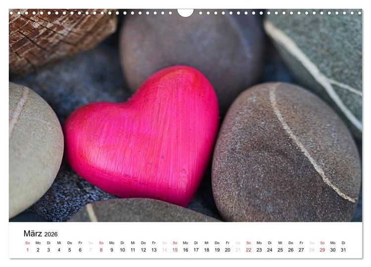 Produktbild: Mein Herz schl&auml;gt pink (Wandkalender 2026 DIN A3 quer), CALVENDO Monatskalender