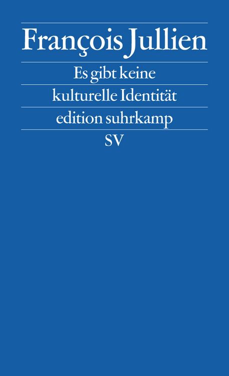 Produktbild: Es gibt keine kulturelle Identit&auml;t