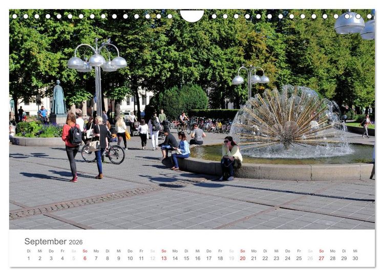 Produktbild: Oslo im Auge des Fotografen (Wandkalender 2026 DIN A4 quer), CALVENDO Monatskalender