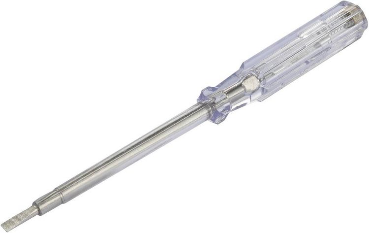 Produktbild: TOOLCRAFT Phasenpr&uuml;fer Klingenbreite=4 mm Klingenl&auml;nge=100 mm Spannung (Bereich)=100 - 250 V/AC