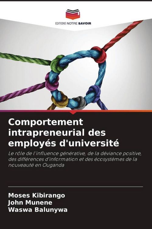 Produktbild: Comportement intrapreneurial des employ&eacute;s d'universit&eacute;