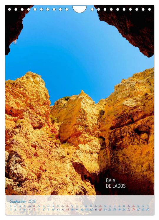 Produktbild: Algarve Traumhaft & farbenfroh (Wandkalender 2026 DIN A4 hoch), CALVENDO Monatskalender