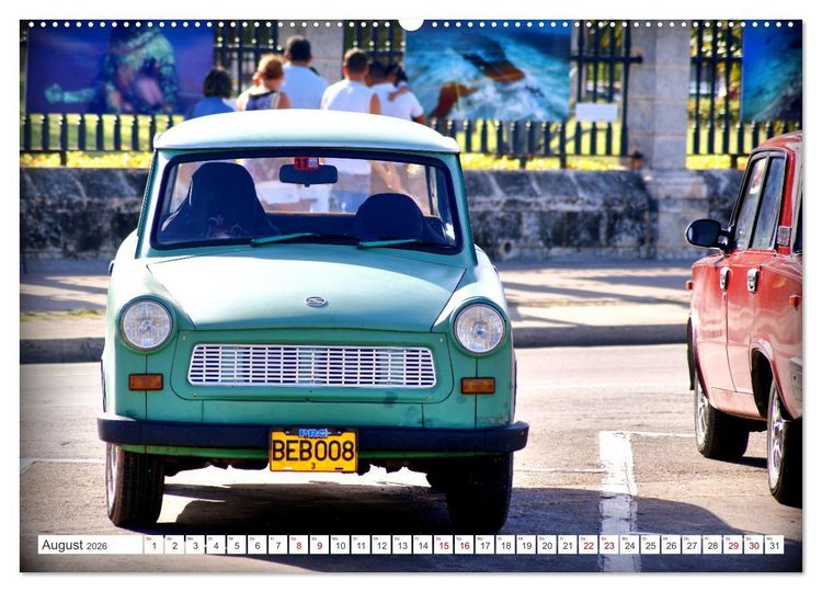 Produktbild: Trabi Tour (Wandkalender 2026 DIN A2 quer), CALVENDO Monatskalender