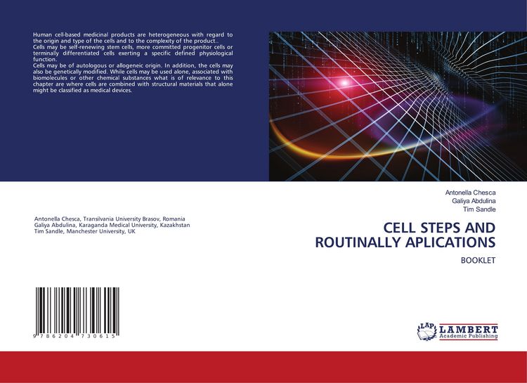 Produktbild: CELL STEPS AND ROUTINALLY APLICATIONS