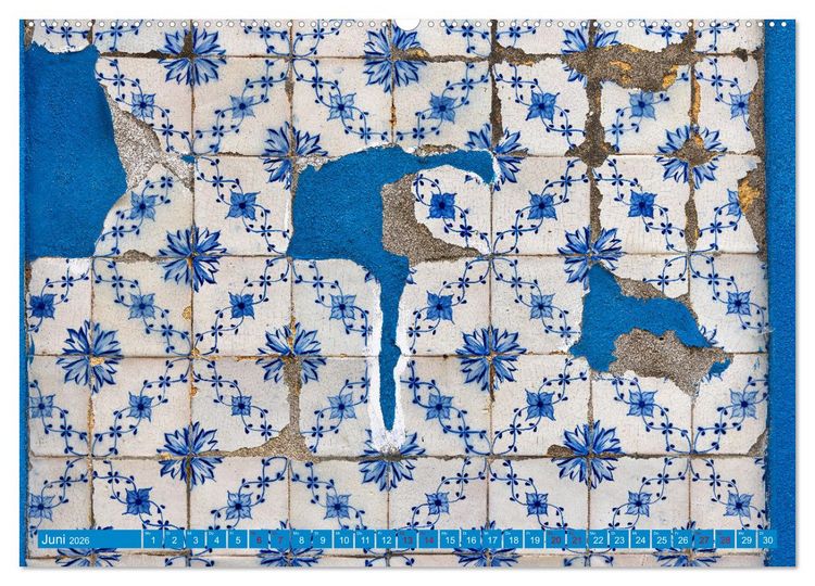 Produktbild: Die Farbe blau - Die Farbe der Weite und des Himmels (hochwertiger Premium Wandkalender 2026 DIN A2 quer), Kunstdruck in Hochglanz