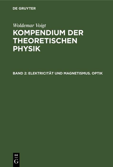 Produktbild: Elektricit&auml;t und Magnetismus. Optik