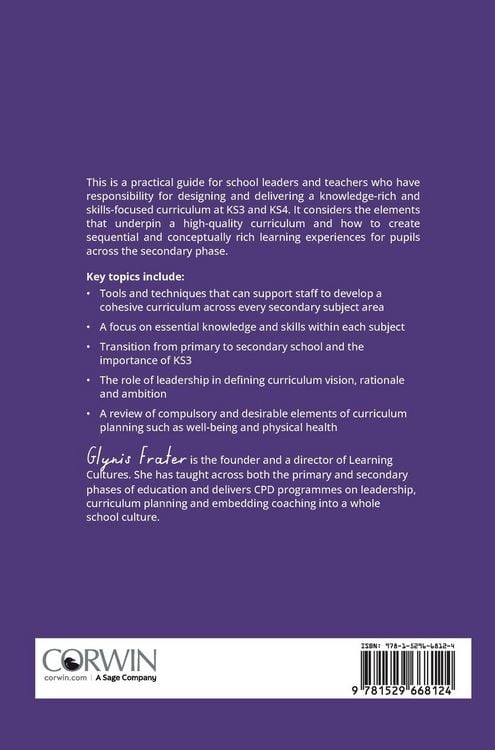 Produktbild: Secondary Curriculum Design and Delivery