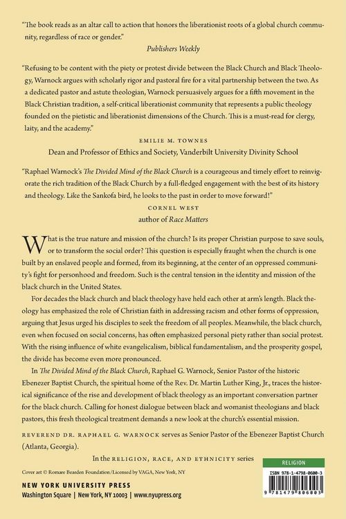Produktbild: The Divided Mind of the Black Church