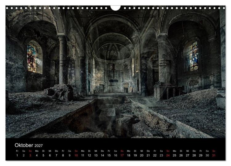 Produktbild: Geheimnisvolle Orte - Lost Places (Wandkalender 2027 DIN A3 quer), CALVENDO Monatskalender
