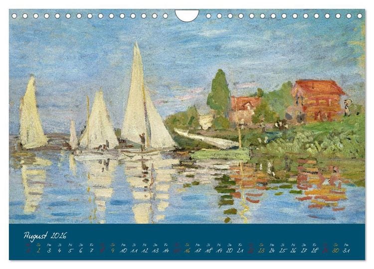Produktbild: Typisch Monet (Wandkalender 2026 DIN A4 quer), CALVENDO Monatskalender