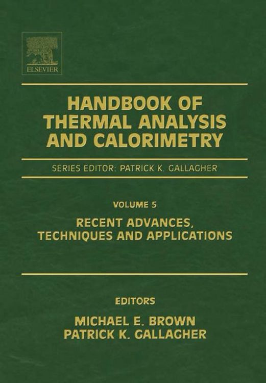 Produktbild: Handbook of Thermal Analysis and Calorimetry