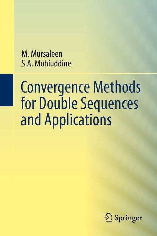Produktbild: Convergence Methods for Double Sequences and Applications