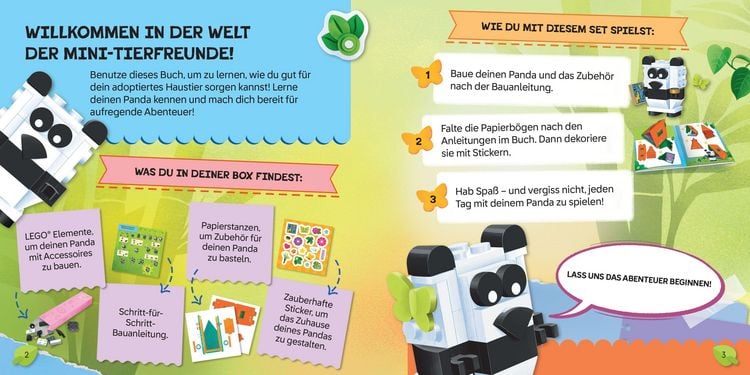Produktbild: LEGO&reg; Books - Mini-Tierfreunde - Panda