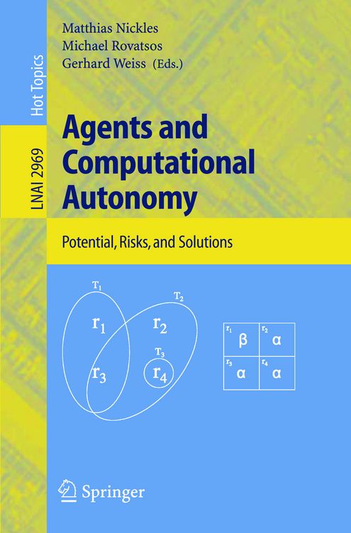 Produktbild: Agents and Computational Autonomy