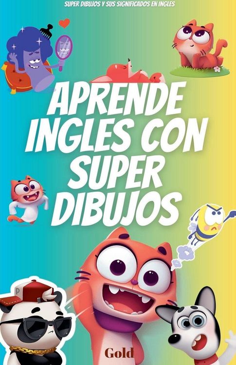 Produktbild: Aprende ingles con super dibujos super dibujos y sus significados en ingles