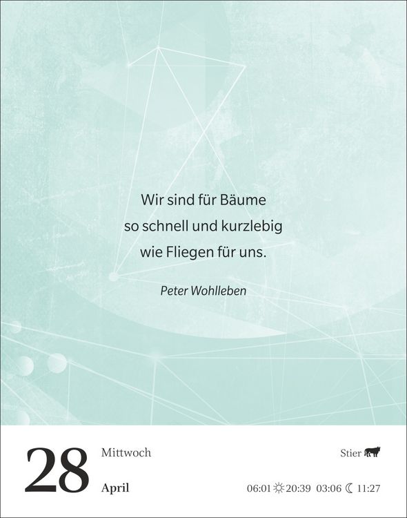 Produktbild: Gute Gedanken tanken Tagesabrei&szlig;kalender 2027 - Denkanst&ouml;&szlig;e f&uuml;r das ganze Jahr