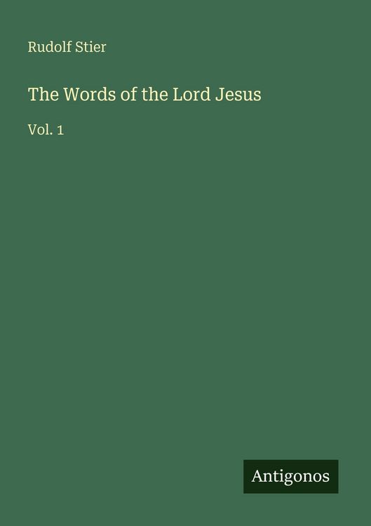 Produktbild: The Words of the Lord Jesus
