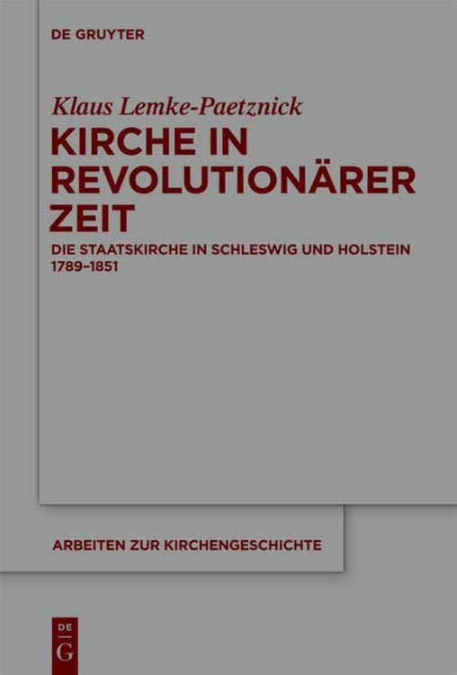 Produktbild: Kirche in revolutionärer Zeit