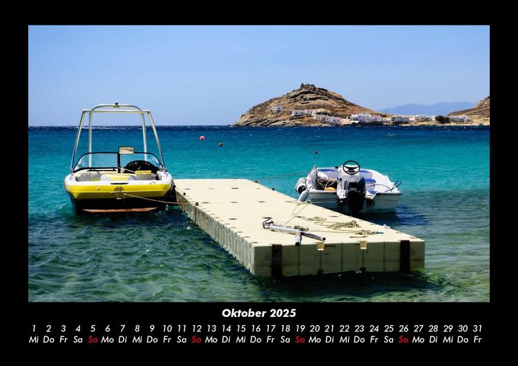 Produktbild: Boote 2025 Fotokalender DIN A3