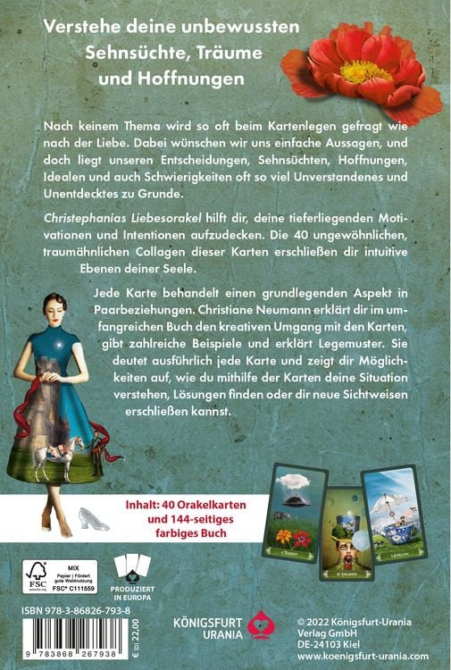 Produktbild: Christephania Liebesorakel - 40 Karten & Booklet
