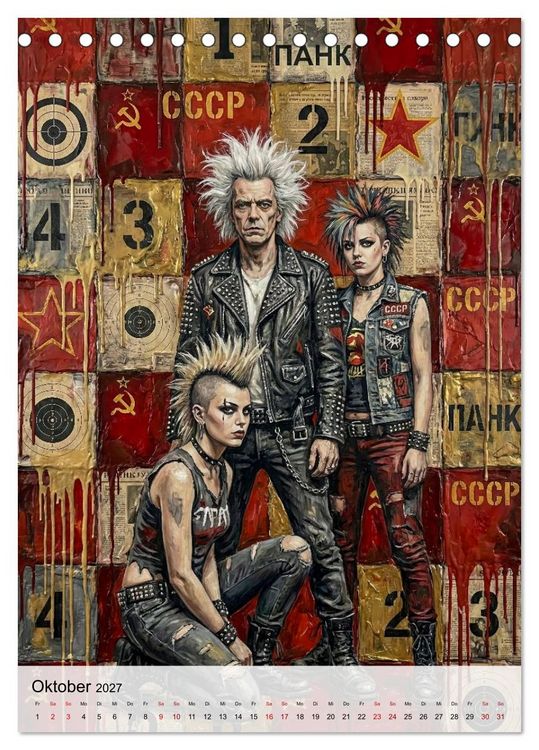 Produktbild: Punk 76 (Tischkalender 2027 DIN A5 hoch), CALVENDO Monatskalender