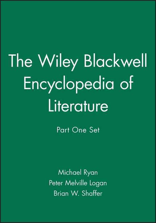 Produktbild: The Wiley Blackwell Encyclopedia of Literature, Part 1 Set