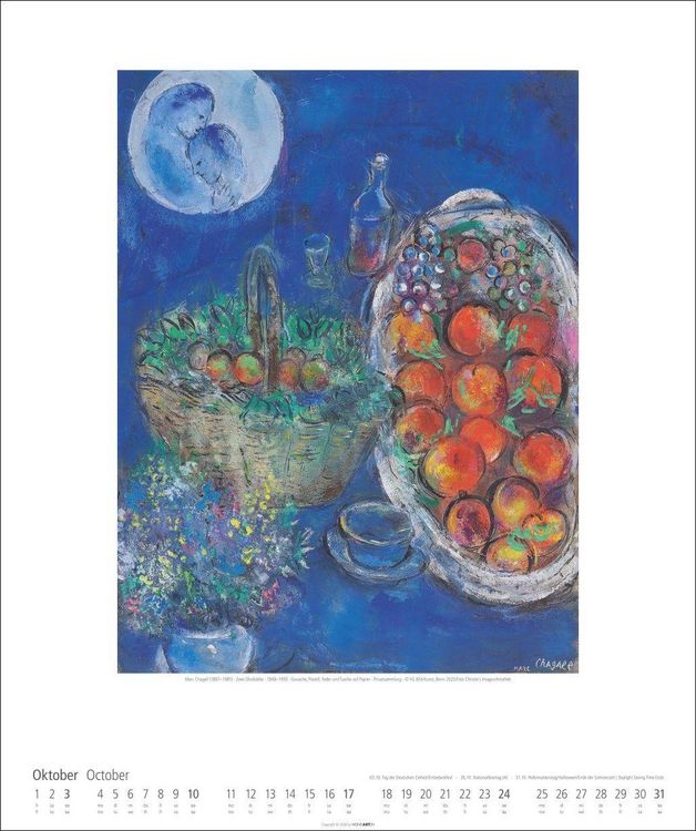Produktbild: Marc Chagall Kalender 2027