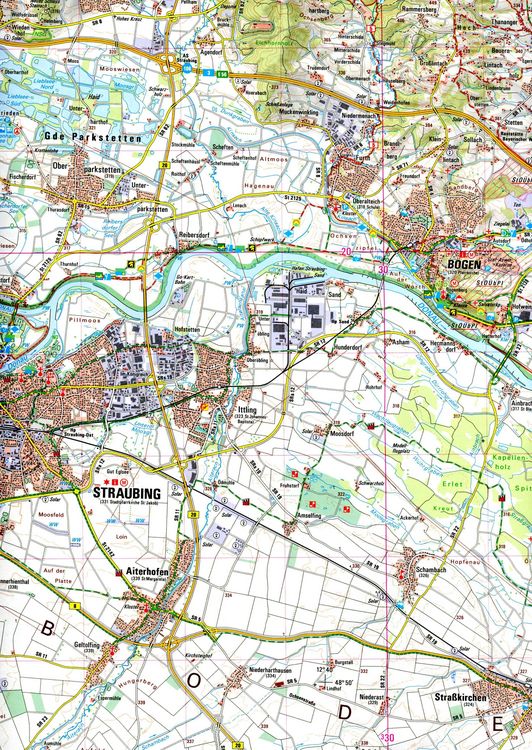 Produktbild: UK50-28 Naturpark Bayerischer Wald - westlicher Teil 1:50 000 (UK50-28)