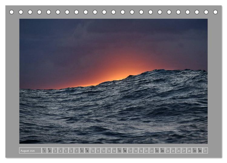 Produktbild: Nur Himmel und Meer (Tischkalender 2026 DIN A5 quer), CALVENDO Monatskalender