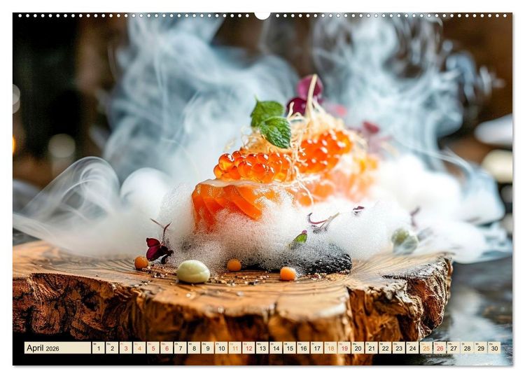 Produktbild: Molekulare K&uuml;che f&uuml;r Gourmets - Genuss erleben (hochwertiger Premium Wandkalender 2026 DIN A2 quer), Kunstdruck in Hochglanz