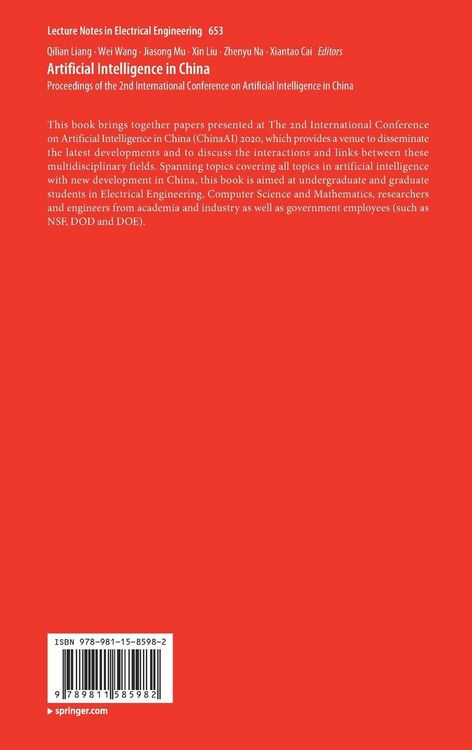 Produktbild: Artificial Intelligence in China