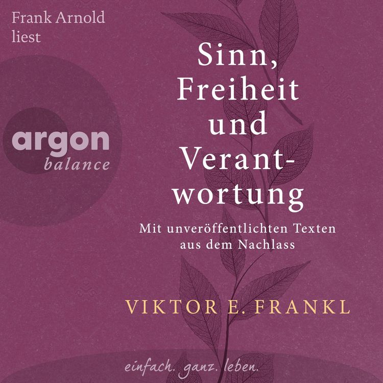 Produktbild: Sinn, Freiheit und Verantwortung