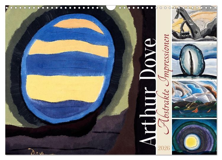Produktbild: Arthur Dove - Abstrakte Impressionen (Wandkalender 2026 DIN A3 quer), CALVENDO Monatskalender