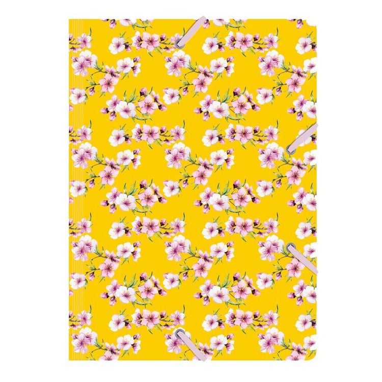 Produktbild: Sammelmappe de Luxe A4, Blüten gelb