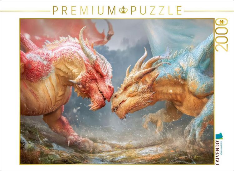 Produktbild: CALVENDO Puzzle Drachen | 2000 Teile Lege-Gr&ouml;&szlig;e 90x67cm Foto-Puzzle f&uuml;r gl&uuml;ckliche Stunden