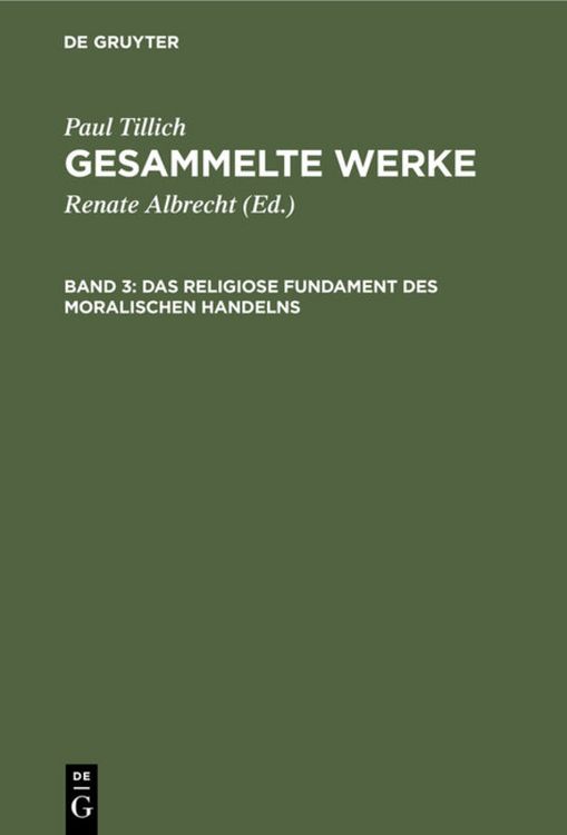 Produktbild: Das religiose Fundament des moralischen Handelns