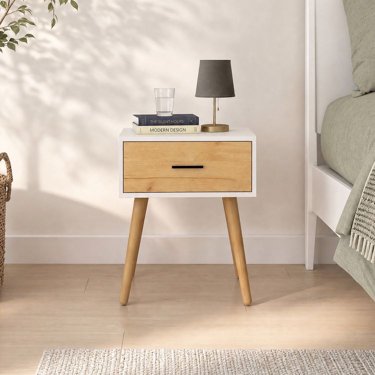 Produktbild: Nachttisch mit Schublade 45x30x56 cm Singol L