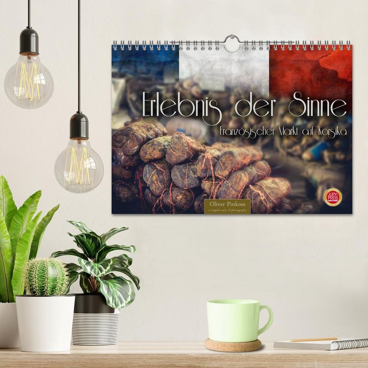 Produktbild: Erlebnis der Sinne - Franz&ouml;sischer Markt auf Korsika (Wandkalender 2026 DIN A4 quer), CALVENDO Monatskalender