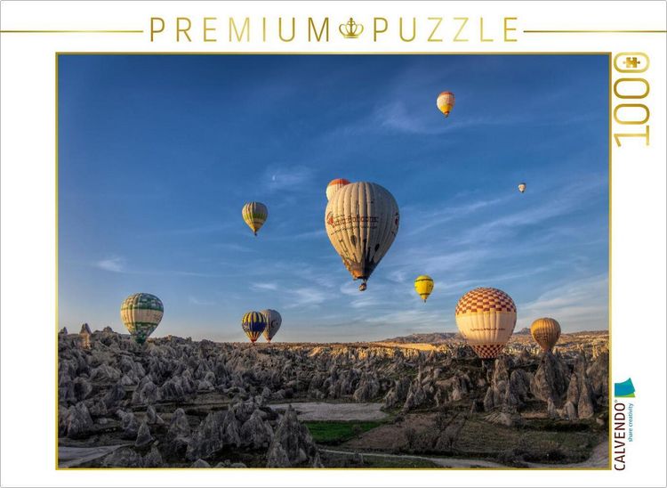 Produktbild: CALVENDO Puzzle Fahrt &uuml;ber Kappadokien | 1000 Teile Lege-Gr&ouml;&szlig;e 64x48cm Foto-Puzzle f&uuml;r gl&uuml;ckliche Stunden