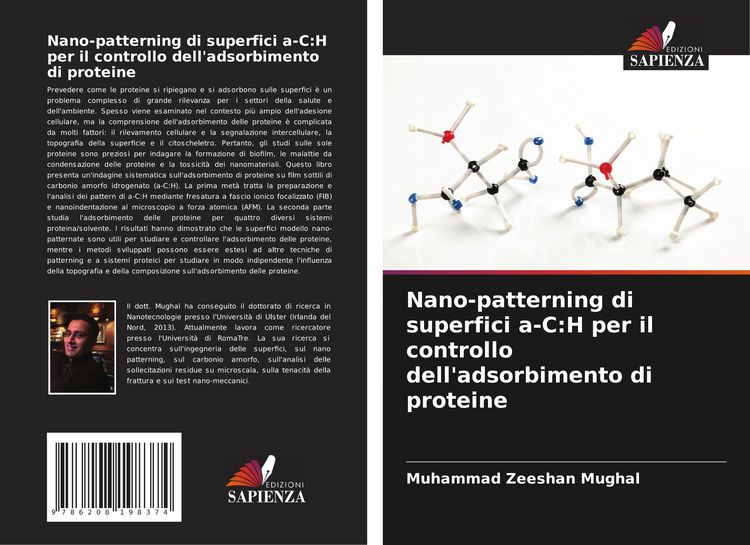Produktbild: Nano-patterning di superfici a-C:H per il controllo dell'adsorbimento di proteine