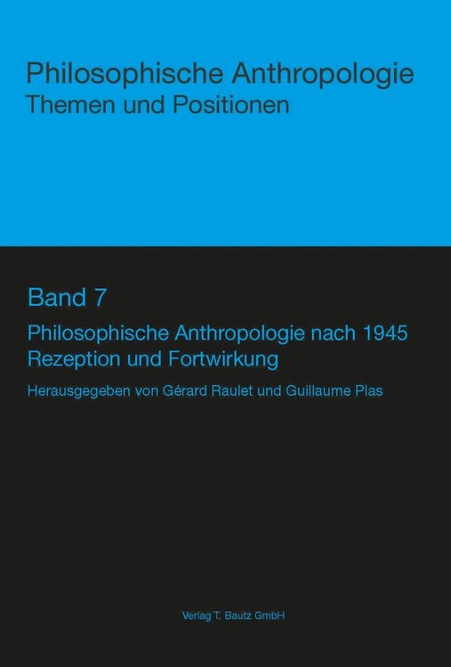 Produktbild: Philosophische Anthropologie nach 1945